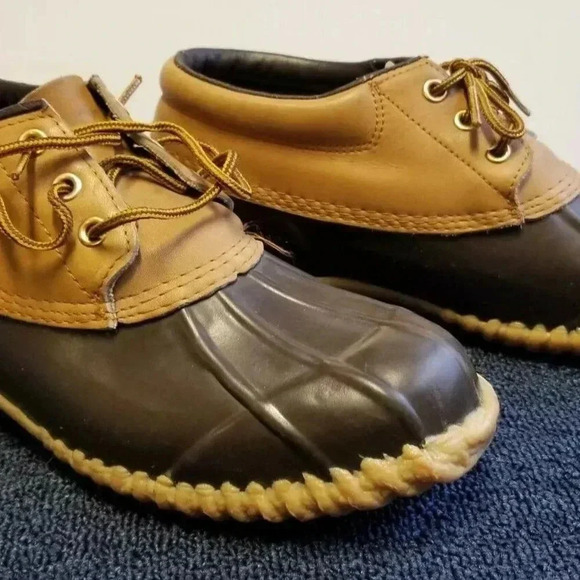 VTG Starker Duck Boots Womens Brown Tan 9 Steel - Picture 2 of 5